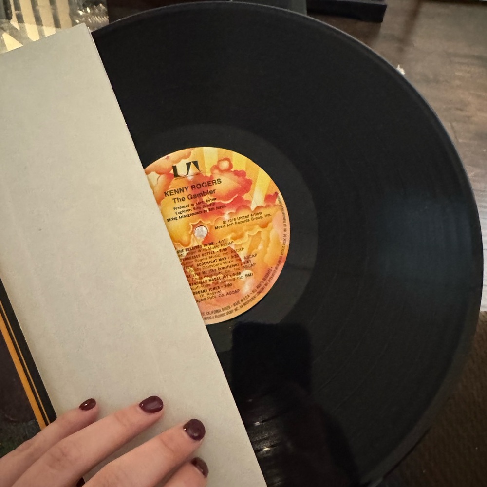 Kenny Rogers The Gambler Vinyl - Picture 3 of 3